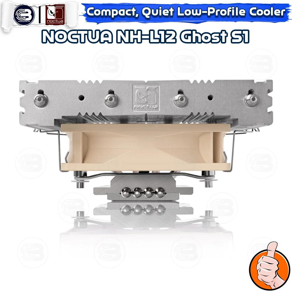 [CoolBlasterThai] NOCTUA NH-L12 Ghost S1 edition Quiet Low-porfile CPU Cooler (AM5/LGA1700 Ready) ประกัน 6 ปี
