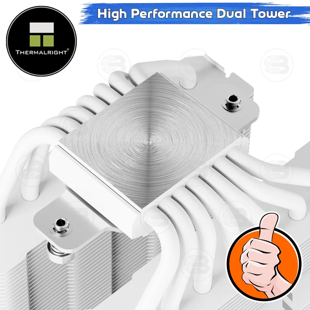 [CoolBlasterThai] Thermalright Phantom Spirit 120 DIGITAL SNOW CPU Heat Sink (AM5/LGA1851 Ready) (ชุดระบายความร้อน)