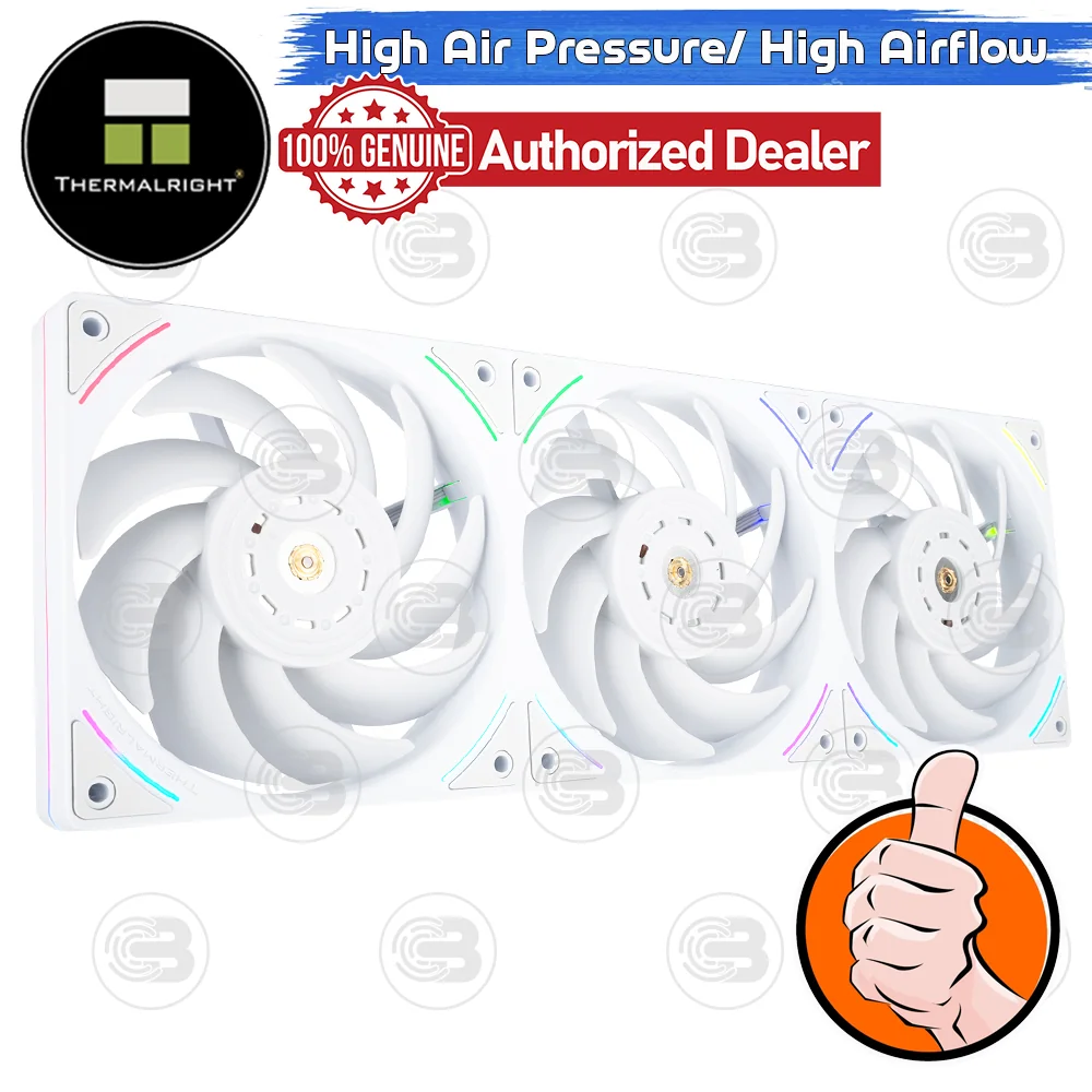 [CoolBlasterThai] Thermalright TL-UB36W Row Fan Optimized Static Pressure ARGB (size 120 mm.) ประกัน 3 ปี