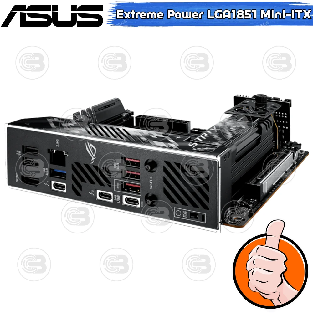 [CoolBlasterThai] ASUS MAINBOARD ROG STRIX Z890-I GAMING WIFI INTEL SOCKET LGA1851 DDR5 MINI-ITX ประกัน 3 ปี