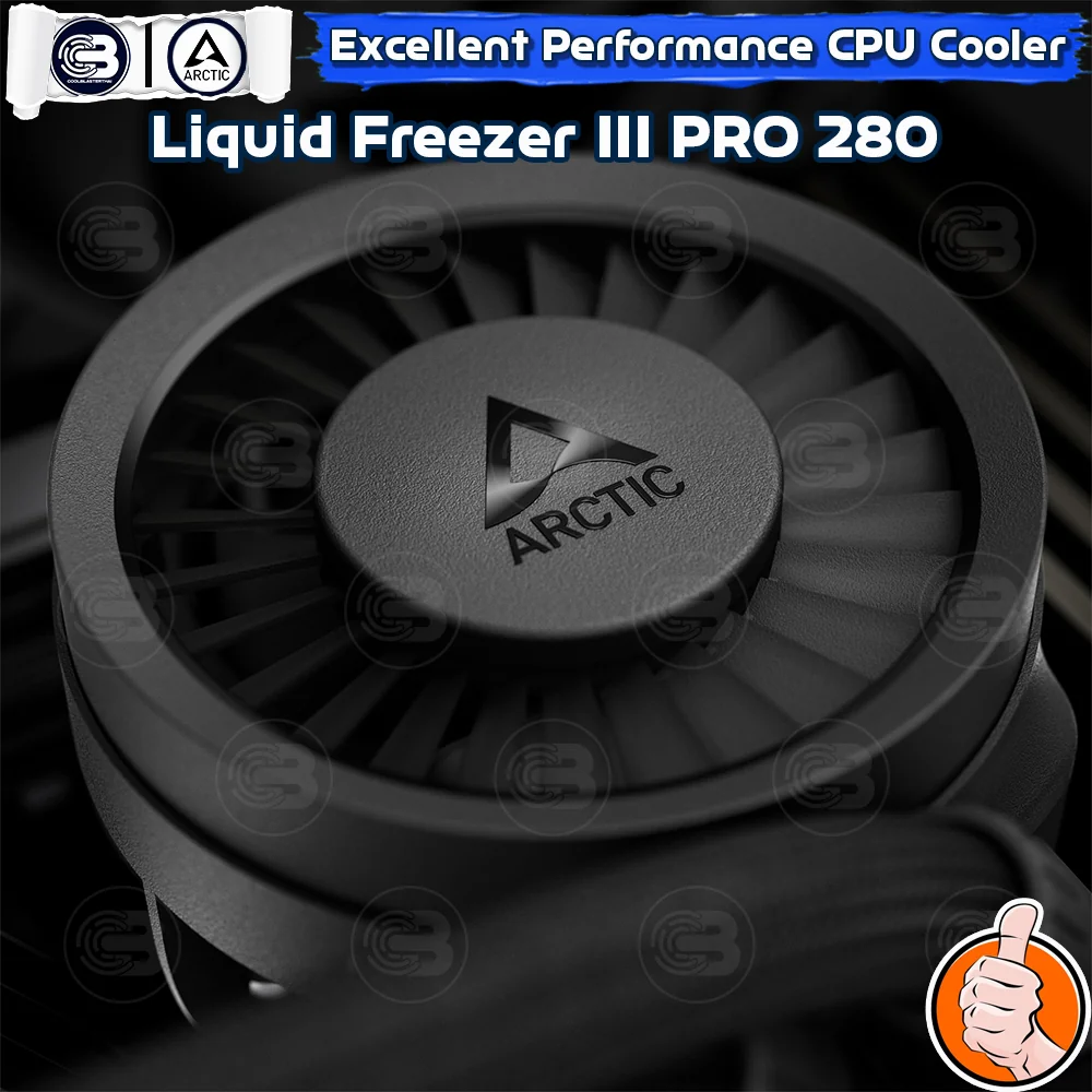 [CoolBlasterThai] ARCTIC Liquid Freezer III PRO 280 Black (All-In-One CPU Water Cooler) (LGA1851/1700/AM5/AM4)