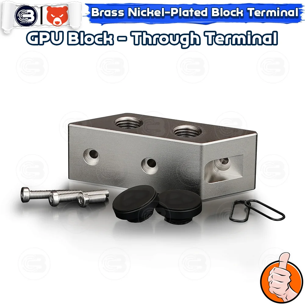 [CoolBlasterThai] THERMAL GRIZZLY DELTAMATE GPU BLOCK THROUGH TERMINAL
