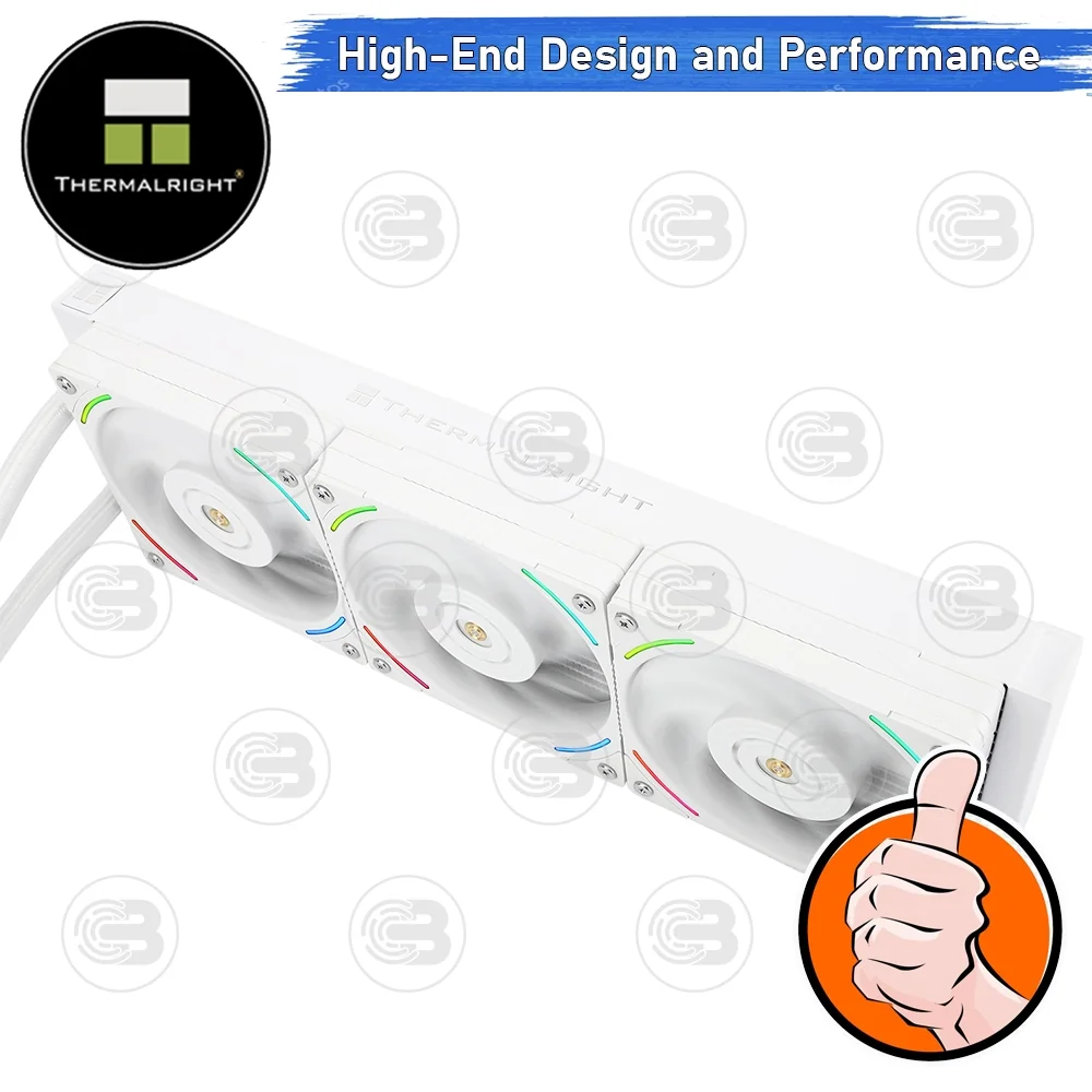[CoolBlasterThai] Thermalright FROZEN VISION 360 WHITE V2 ARGB AIO Liquid CPU Cooler (AM5/LGA1851 Ready) ประกัน 6 ปี (ชุดระบายความร้อน)