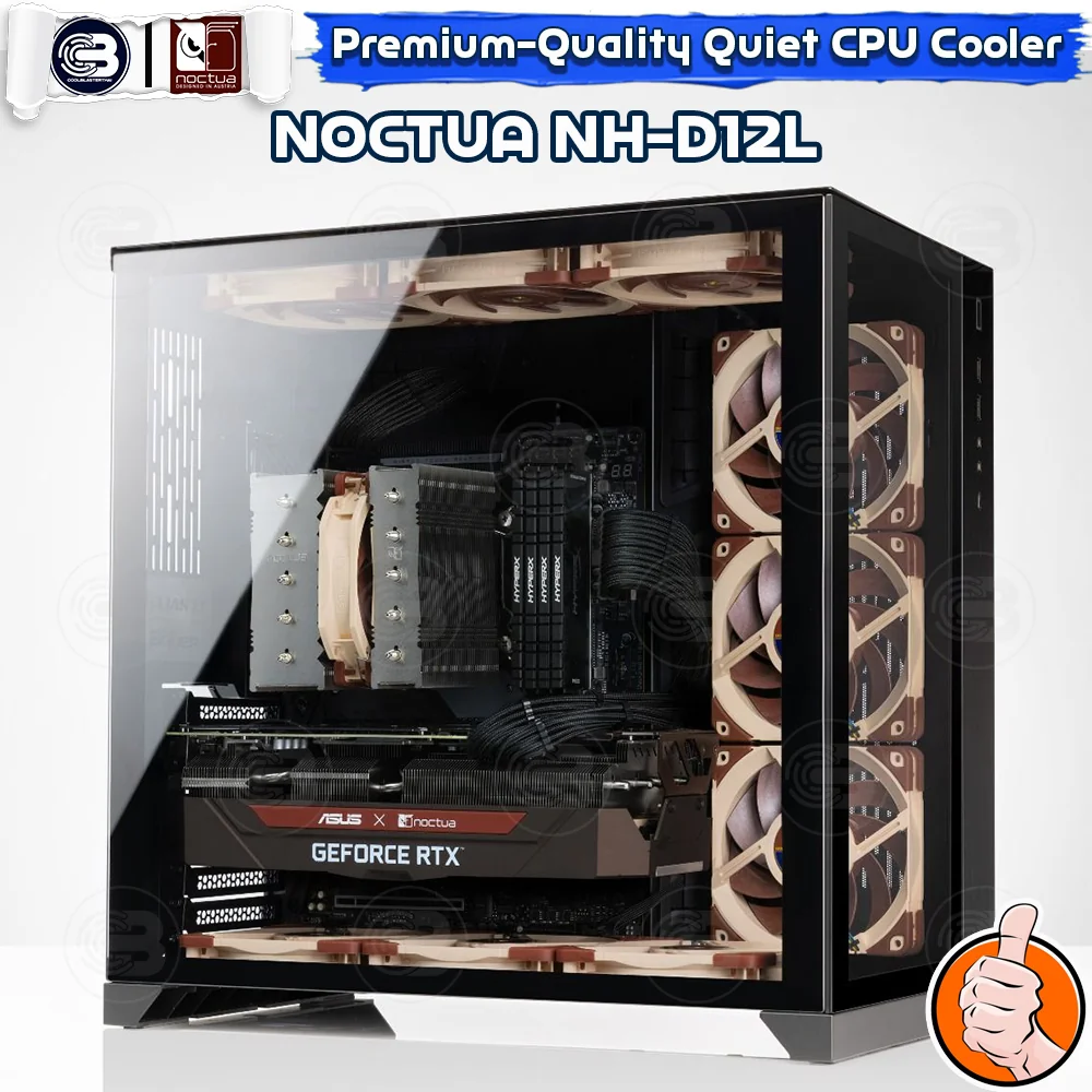 [CoolBlasterThai] NOCTUA NH-D12L Heat Sink CPU Cooler (AM5/LGA1851 Ready) ประกัน 6 ปี