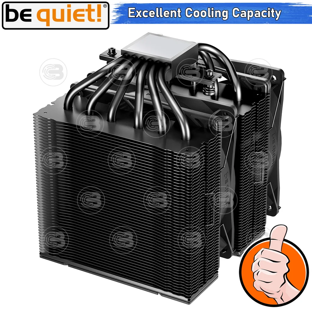 [CoolBlasterThai] Be Quiet Pure Rock Pro 3 Black Heat Sink CPU Cooler (AM5/LGA1851 Ready) (BK042) ประกัน 3 ปี