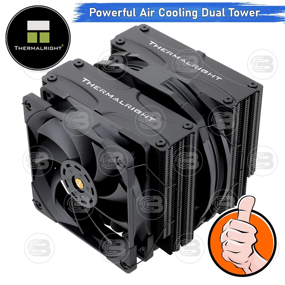 [CoolBlasterThai] Thermalright Frost Commander 140 BLACK CPU Heat Sink (AM5/LGA1851 Ready) ประกัน 5 ปี