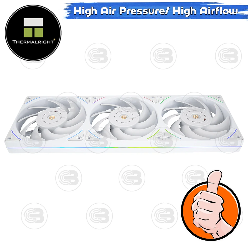 [CoolBlasterThai] Thermalright TL-UB36W Row Fan Optimized Static Pressure ARGB (size 120 mm.) ประกัน 3 ปี