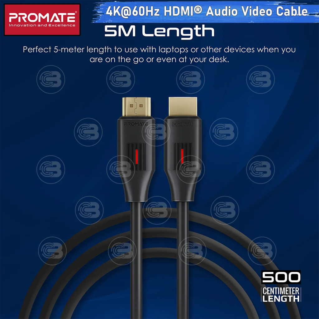 [CoolBlasterThai] PROMATE HDMI To HDMI 4K@60Hz 10M (PROLINK4K60-10M) (2Y Warranty)