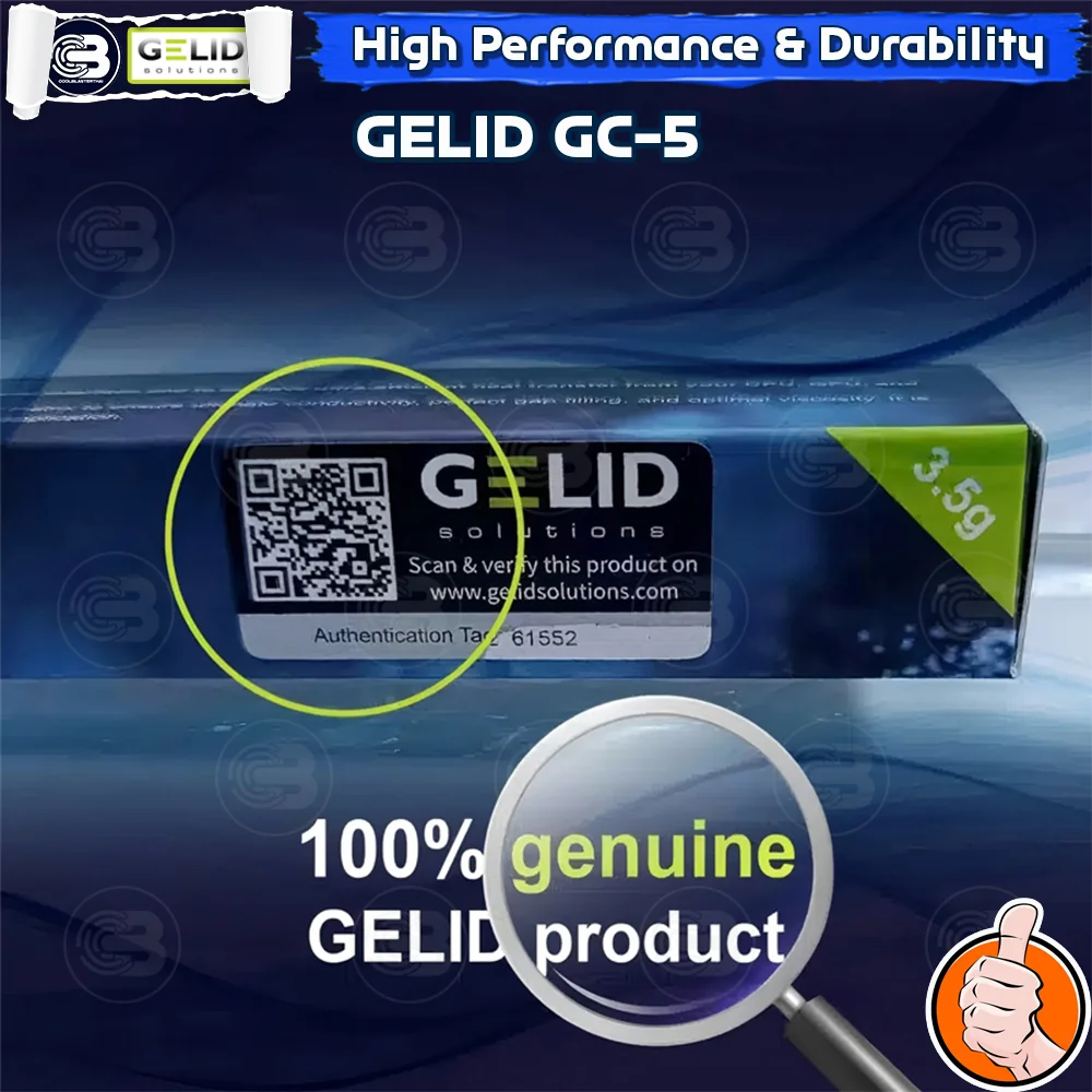 [CoolBlasterThai] GELID GC-5 Thermal Compound 3.5G.(TC-GC-05) (ซิลิโคนนำความร้อน)