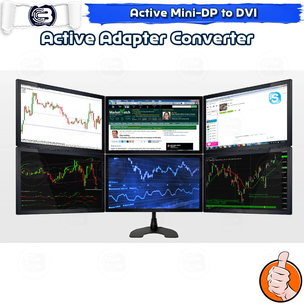 [CoolBlasterThai] Active Mini DisplayPort/Thunderbolt (mDP) to DVI