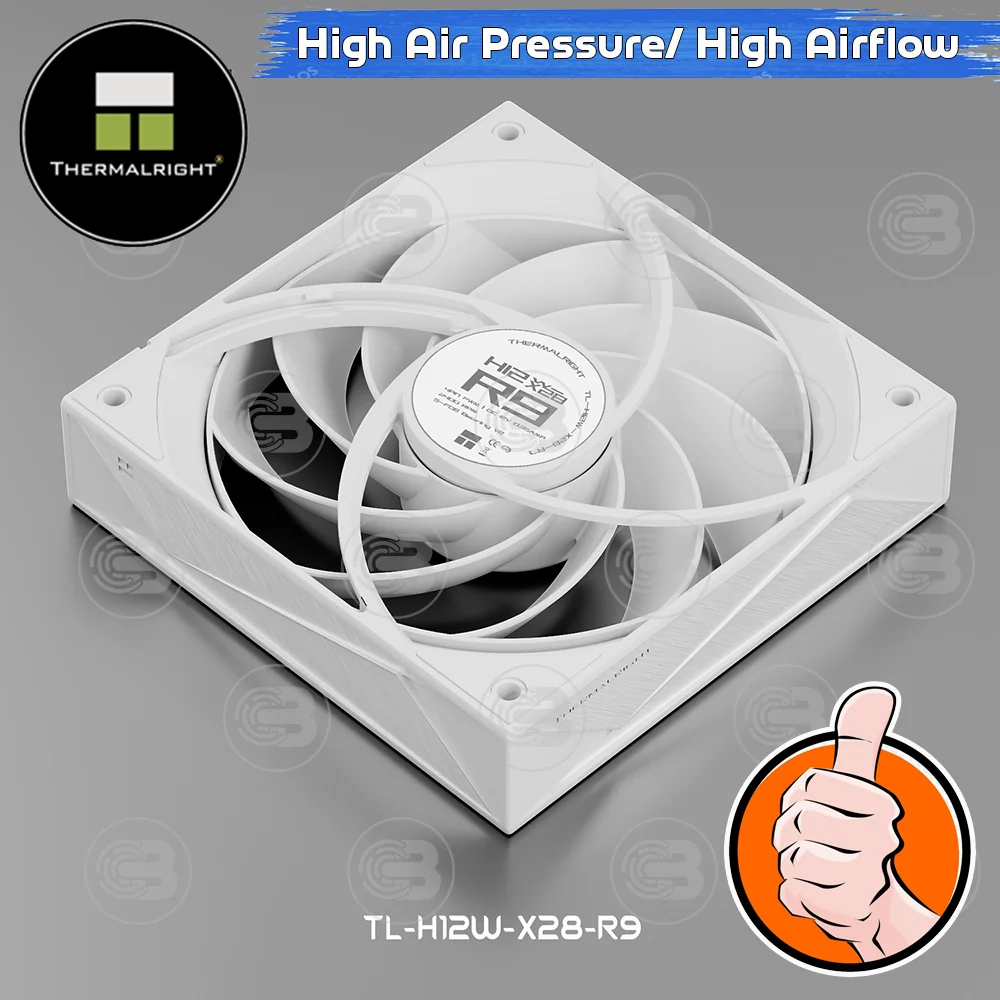 [CoolBlasterThai] Thermalright TL-H12W-X28-R9 2400+ RMP Fan Case (size 120 mm.) ประกัน 5 ปี