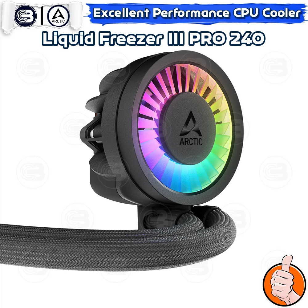 [CoolBlasterThai] ARCTIC LIQUID FREEZER III Pro 240 A-RGB Black (All-In-One CPU Water Cooler) (LGA1851/1700/AM5/AM4)
