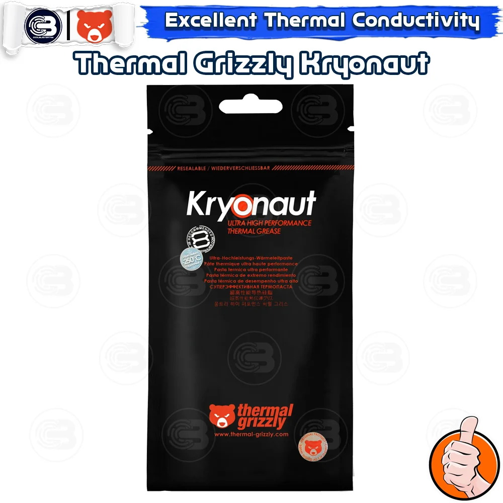 [CoolBlasterThai] THERMAL GRIZZLY KRYONAUT 5.55g.Thermal compound (ซิลิโคนนำความร้อน)