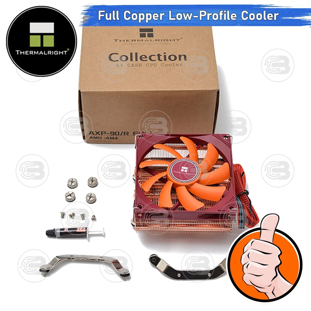 [CoolBlasterThai] Thermalright AXP-90i Full Copper Low-Profile CPU Cooler with 4 Heatpipes for intel ประกัน 6 ปี
