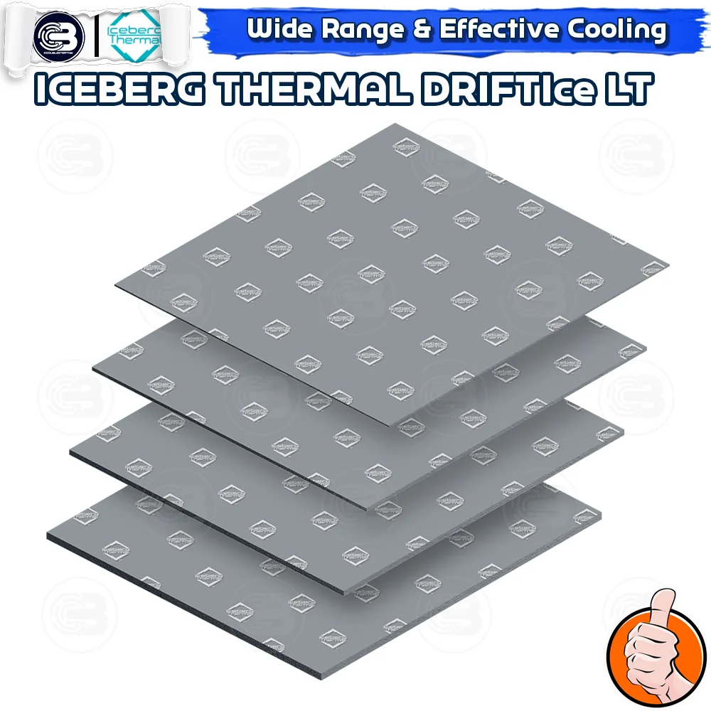 [CoolBlasterThai] ICEBERG THERMAL DRIFTIce LT Thermal Pad 145x145 mm./1.0 mm./11.8 W/mK