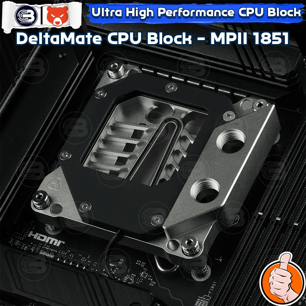 [CoolBlasterThai] THERMAL GRIZZLY DELTAMATE MPII-1851 CPU Block For Intel LGA1851/1700 socket CPU Water Block