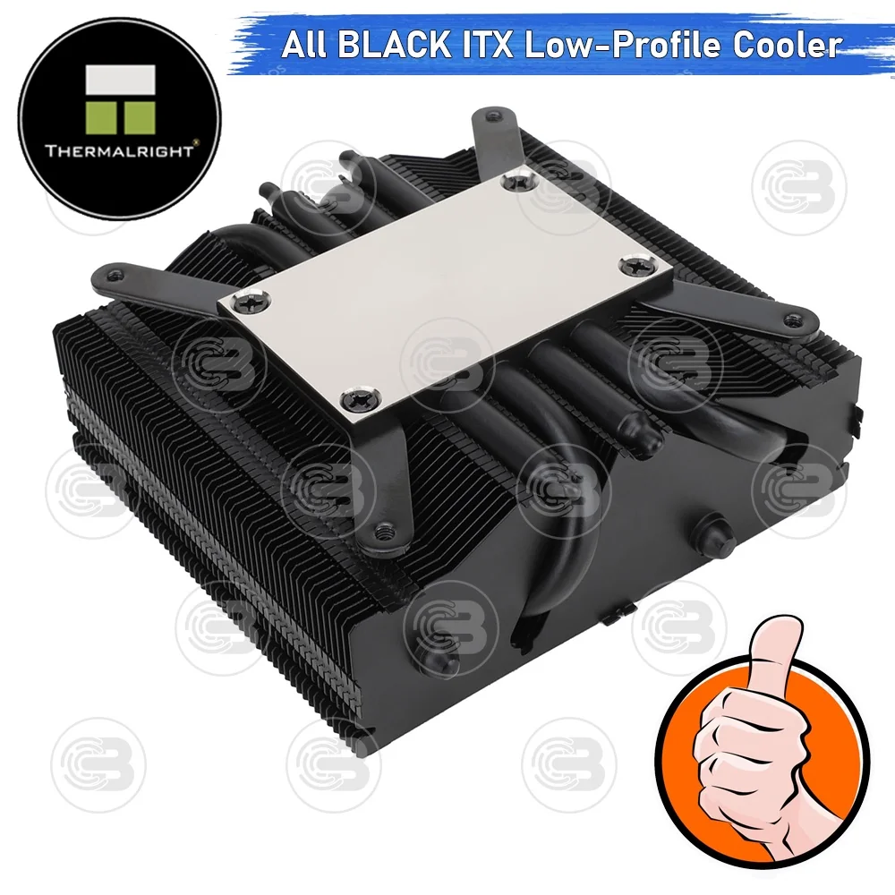 [CoolBlasterThai] Thermalright AXP90 X53 Black Low-Profile CPU Cooler with 4 Heatpipes (AM5/LGA1851 Ready) ประกัน 6 ปี