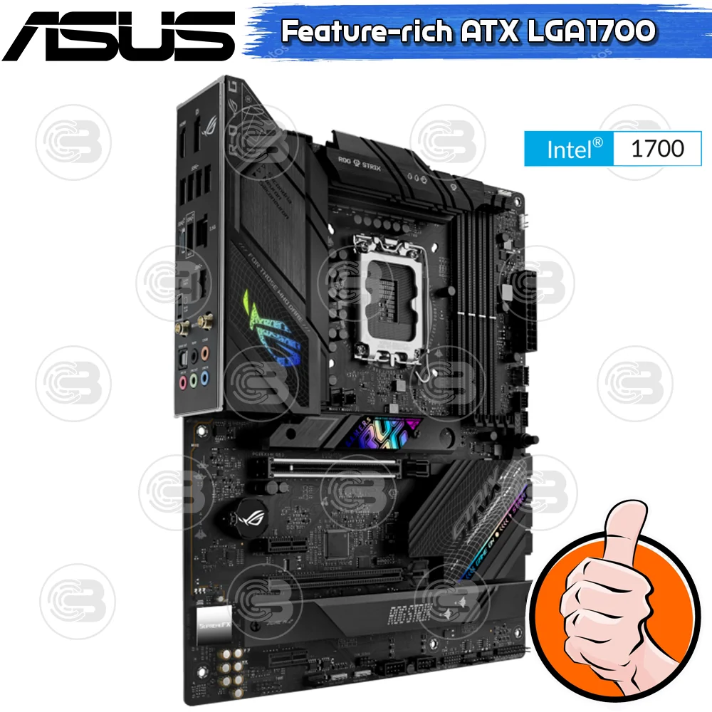 [CoolBlasterThai] ASUS MAINBOARD ROG STRIX B760-F GAMING WIFI SOCKET LGA1700 DDR5 M-ATX ประกัน 3 ปี