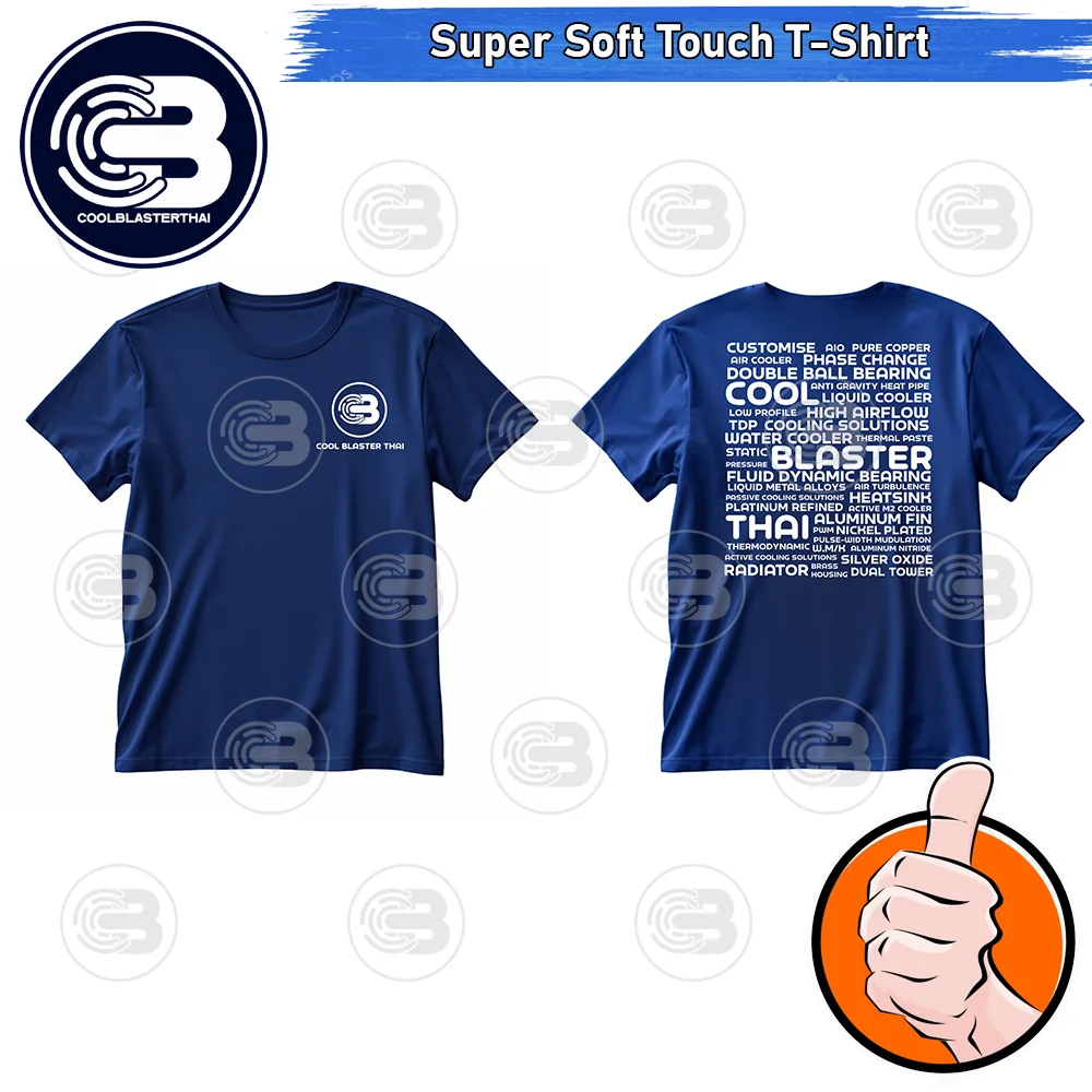 [CoolBlasterThai] Super Soft T-Shirt Unisex Version 2025 Size L (For Member Redemption) (เสื้อยืดคอกลม)