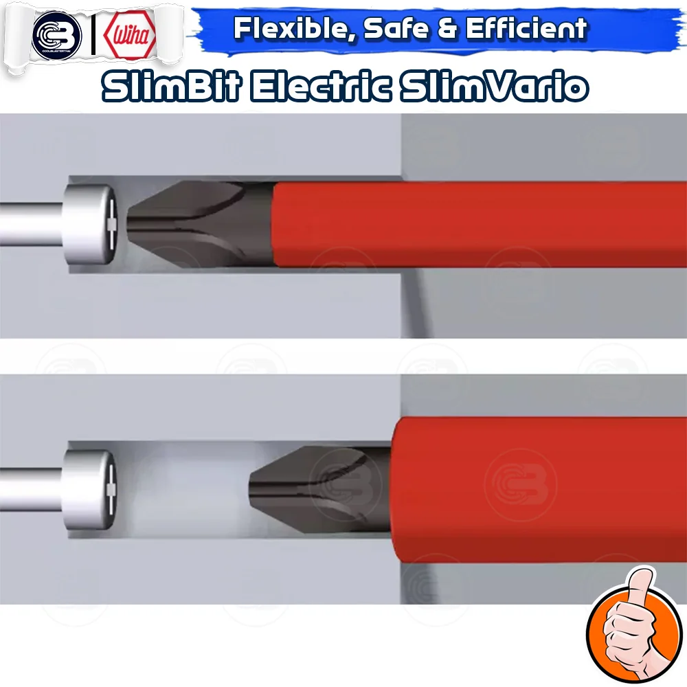 [CoolBlasterThai] WIHA SLIMBIT ELECTRIC BIT For SLIMVARIO Screwdriver (43116)