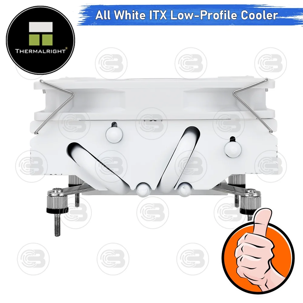 [CoolBlasterThai] Thermalright AXP90 X47 White Low-Profile CPU Cooler with 4 Heatpipes ประกัน 6 ปี (AM5/LGA1851 Ready)