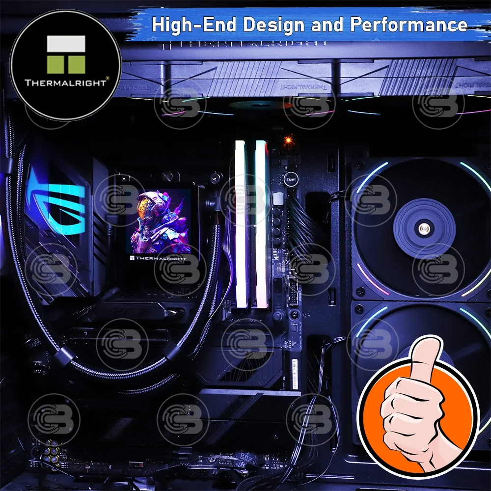 [CoolBlasterThai] Thermalright FROZEN VISION 360 BLACK V2 ARGB AIO Liquid CPU Cooler (AM5/LGA1851 Ready) ประกัน 6 ปี (ชุดระบายความร้อน)