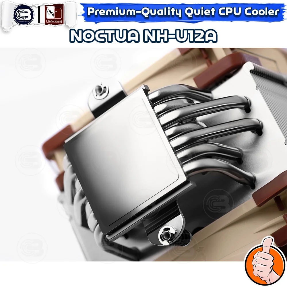 [CoolBlasterThai] NOCTUA NH-U12A Heat Sink CPU Cooler (AM5/LGA1700 Ready) ประกัน 6 ปี