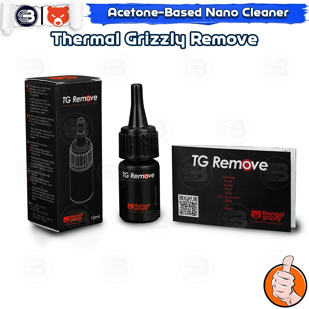 [CoolBlasterThai] THERMAL GRIZZLY TG REMOVE Cleaning Fluid 10 ml. Nano-cleaner For Thermal Paste
