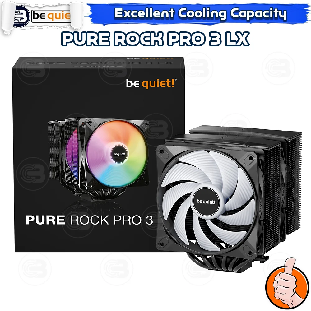 [CoolBlasterThai] Be Quiet Pure Rock Pro 3 LX Heat Sink CPU Cooler (AM5/LGA1851 Ready) (BK043) ประกัน 3 ปี