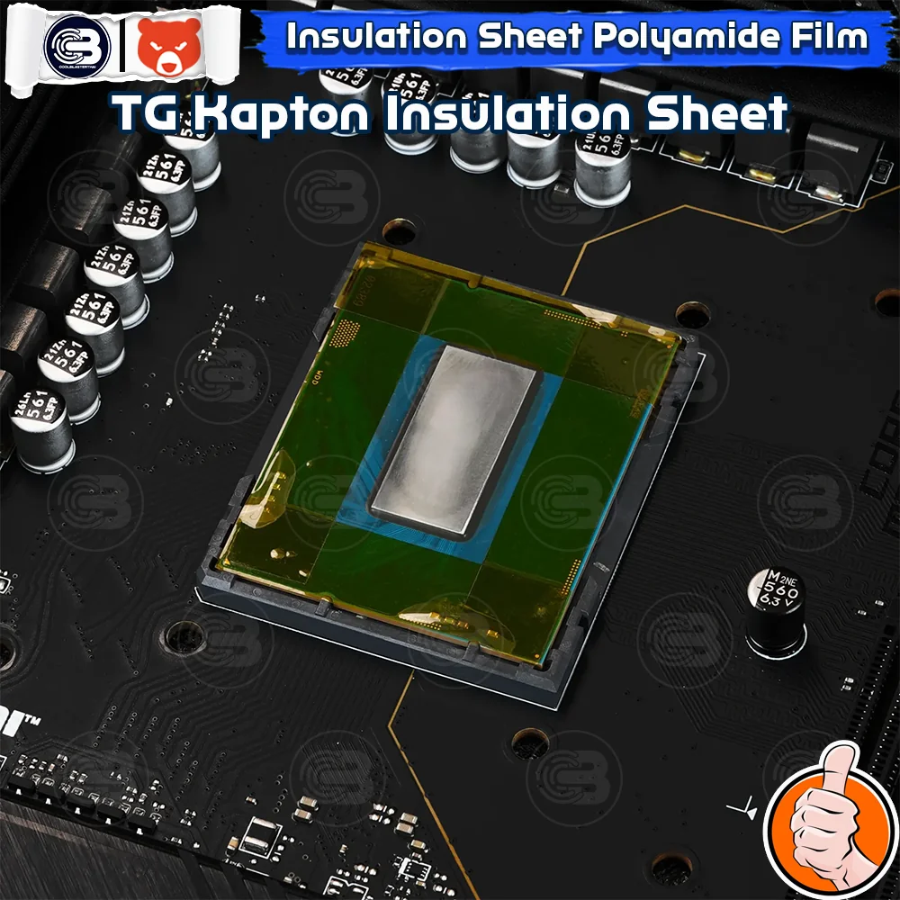[CoolBlasterThai] THERMAL GRIZZLY KAPTON INSULATION SHEET lectrically Conductive Protection