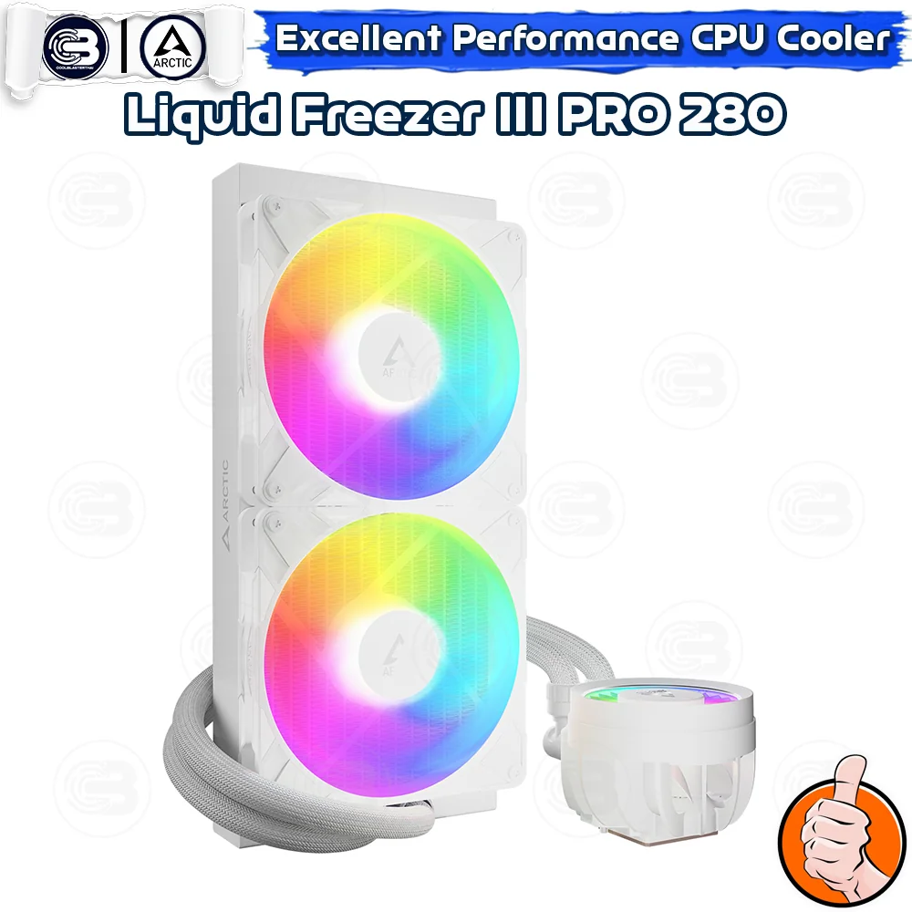 [CoolBlasterThai] ARCTIC LIQUID FREEZER III PRO 280 A-RGB White (All-In-One CPU Water Cooler) (LGA1851/1700/AM5/AM4)