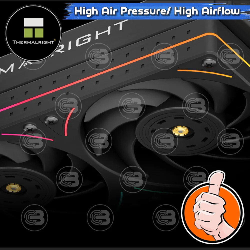 [CoolBlasterThai] Thermalright TL-UB24 Row Fan Optimized Static Pressure ARGB (size 120 mm.) ประกัน 3 ปี (พัดลม)