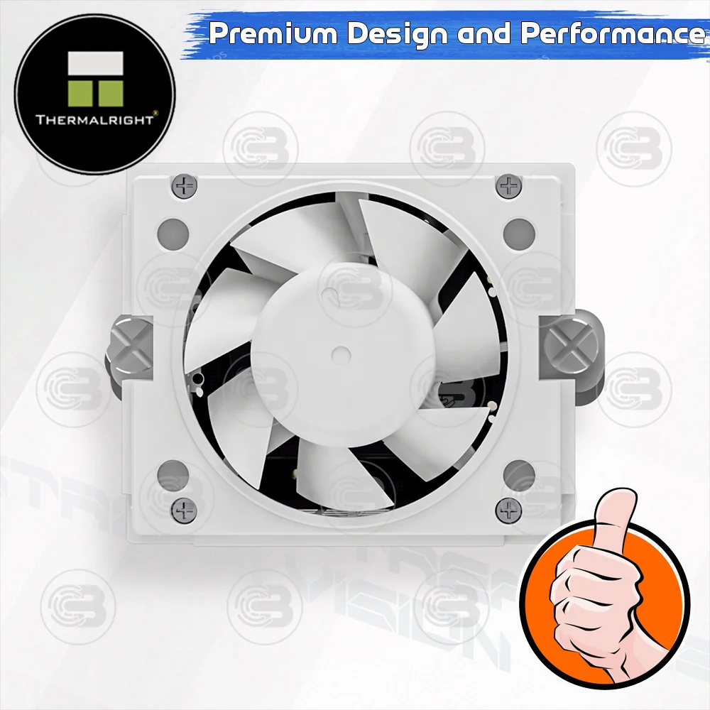 [CoolBlasterThai] Thermalright Stream Vision 360 WHITE 3.5-Inch Screen AIO Liquid CPU Cooler (AM5/LGA1851 Ready) ประกัน 5 ปี