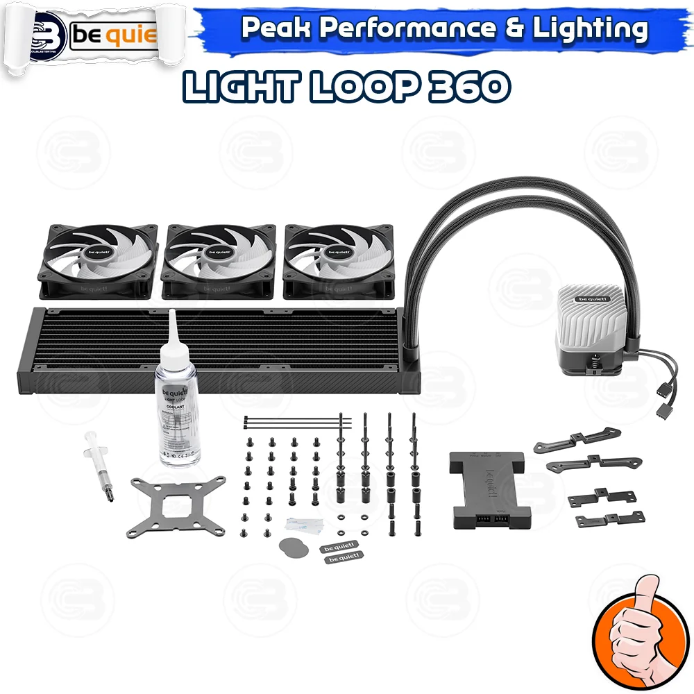 [CoolBlasterThai] Be Quiet Light Loop 360 AIO Water Cooling CPU Cooler (AM5/LGA1851 Ready) (BW022) ประกัน 3 ปี