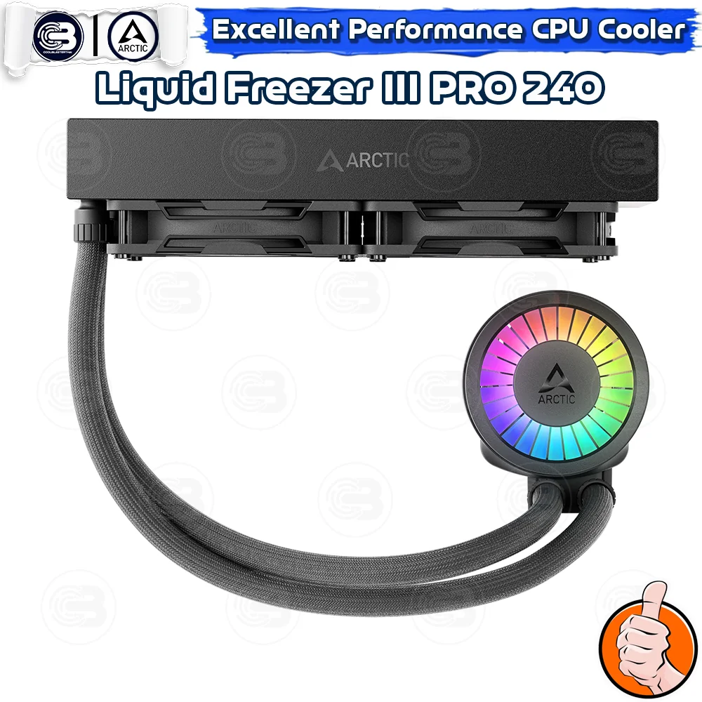 [CoolBlasterThai] ARCTIC LIQUID FREEZER III Pro 240 A-RGB Black (All-In-One CPU Water Cooler) (LGA1851/1700/AM5/AM4)