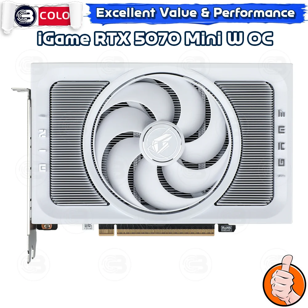 [CoolBlasterThai] COLORFUL iGame GeForce RTX 5070 Mini W OC 12GB-V (3Y)