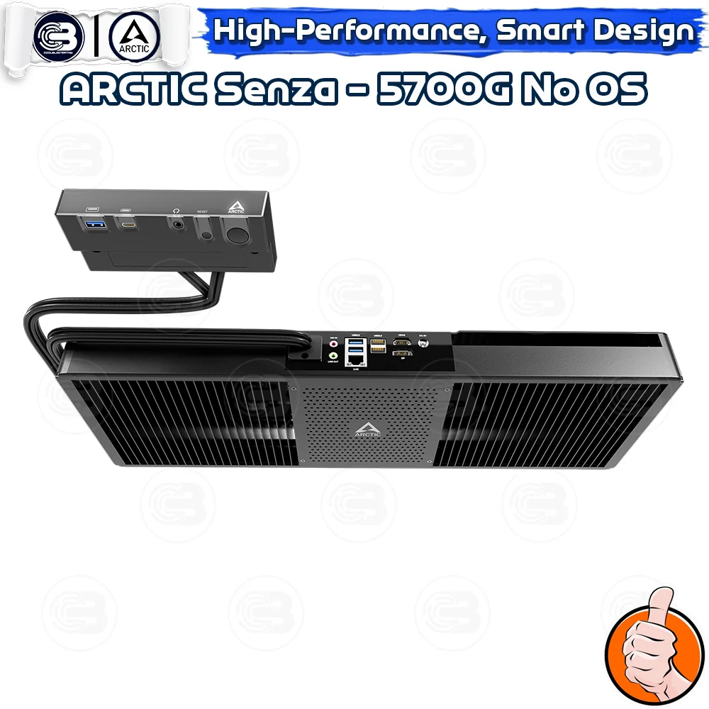 [CoolBlasterThai] ARCTIC Senza 5700G Under Desk PC No OS Passive Cooling PC ประกัน 3 ปี