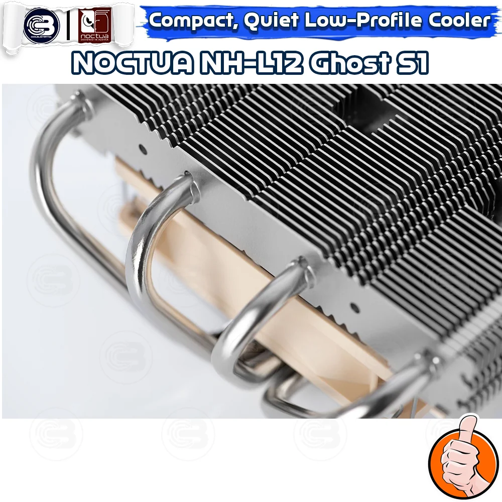 [CoolBlasterThai] NOCTUA NH-L12 Ghost S1 edition Quiet Low-porfile CPU Cooler (AM5/LGA1700 Ready) ประกัน 6 ปี