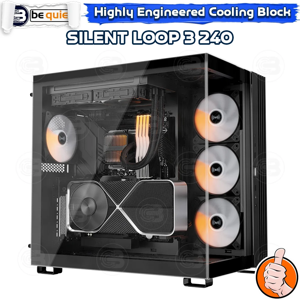 [CoolBlasterThai] Be Quiet Silent Loop 3 240 AIO Water Cooling CPU Cooler (AM5/LGA1851 Ready) (BW024) ประกัน 3 ปี