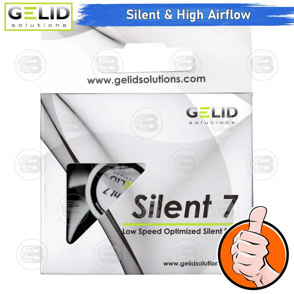 [CoolBlasterThai] GELID Silent 7 PC Fan Case size 70 mm. ประกัน 3 ปี (FN-SX07-22)