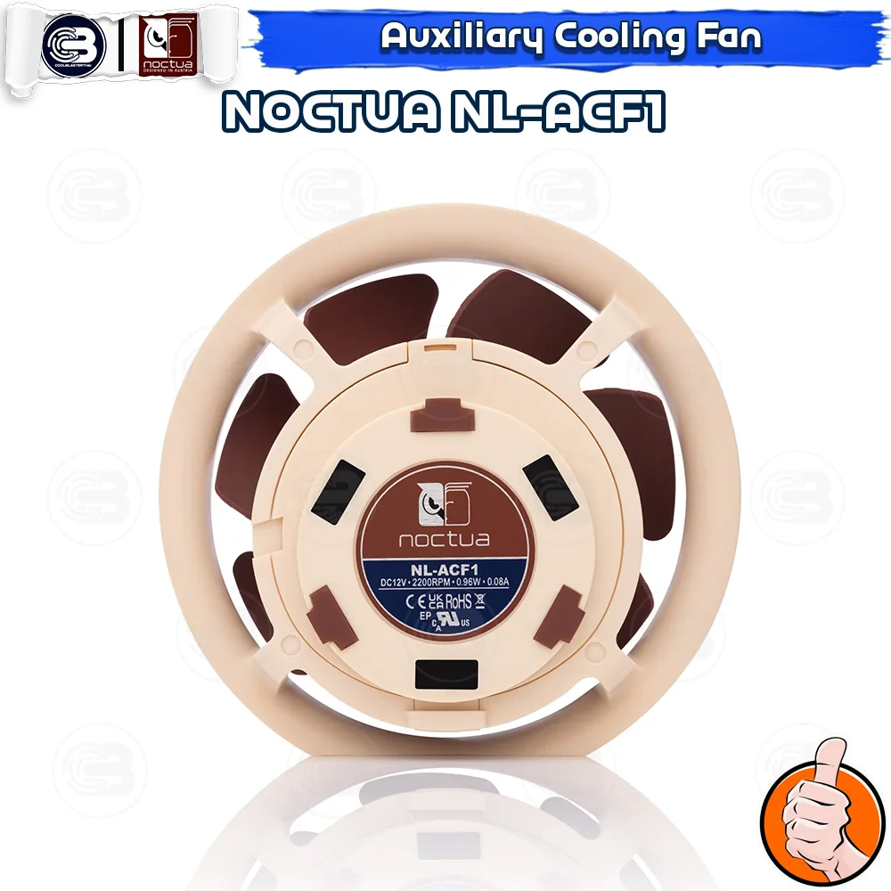 [CoolBlasterThai] NOCTUA NL-ACF1 Auxiliary Cooling Fan NL-LC1 (size 80 mm.) ประกัน 6 ปี