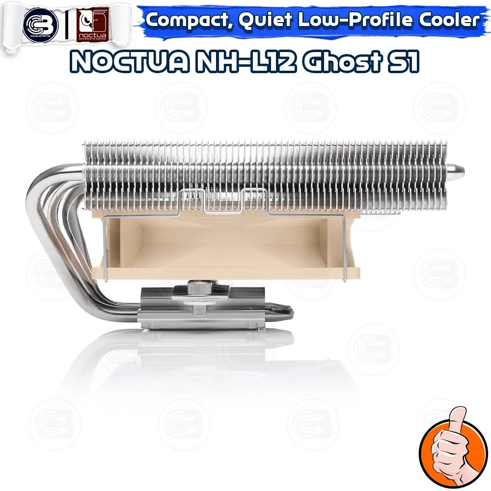[CoolBlasterThai] NOCTUA NH-L12 Ghost S1 edition Quiet Low-porfile CPU Cooler (AM5/LGA1700 Ready) ประกัน 6 ปี