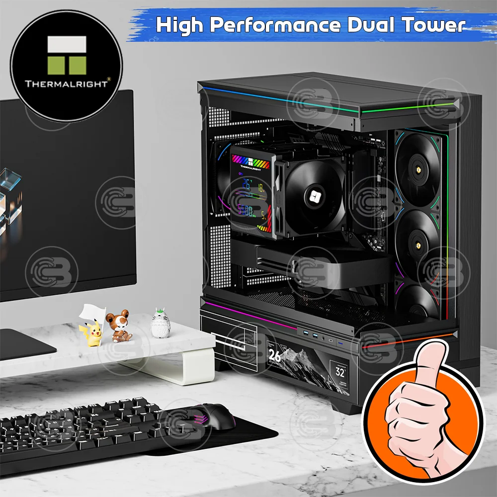 [CoolBlasterThai] Thermalright Peerless Assassin 140 Digital Black Heat Sink (AM5/LGA1851 Ready) ประกัน 3 ปี
