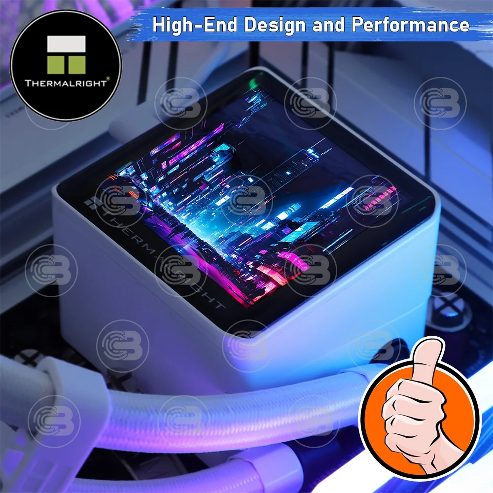 [CoolBlasterThai] Thermalright FROZEN VISION 360 WHITE V2 ARGB AIO Liquid CPU Cooler (AM5/LGA1851 Ready) ประกัน 6 ปี (ชุดระบายความร้อน)