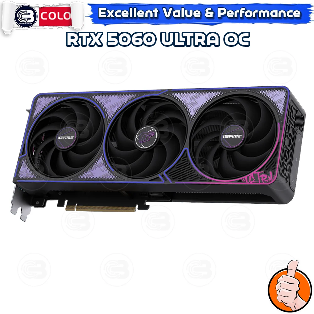 [CoolBlasterThai] COLORFUL iGame GeForce RTX 5060 Ultra OC 8GB-V (3Y)