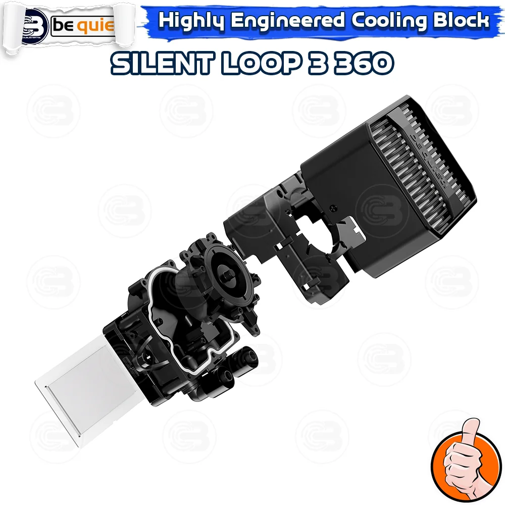 [CoolBlasterThai] Be Quiet Silent Loop 3 360 AIO Water Cooling CPU Cooler (AM5/LGA1851 Ready) (BW025) ประกัน 3 ปี