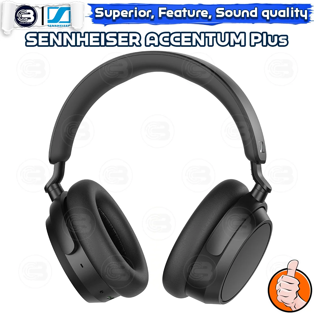 [CoolBlasterThai] SENNHEISER ACCENTUM Plus Wireless BLACK Around-the-ear Sound Quality With ANC