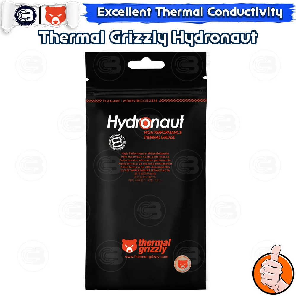 [CoolBlasterThai] THERMAL GRIZZLY HYDRONAUT 1g.Thermal compound (ซิลิโคนนำความร้อน)
