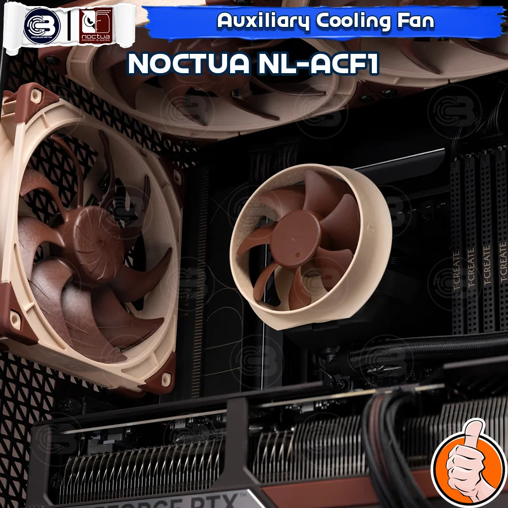 [CoolBlasterThai] NOCTUA NL-ACF1 Auxiliary Cooling Fan NL-LC1 (size 80 mm.) ประกัน 6 ปี