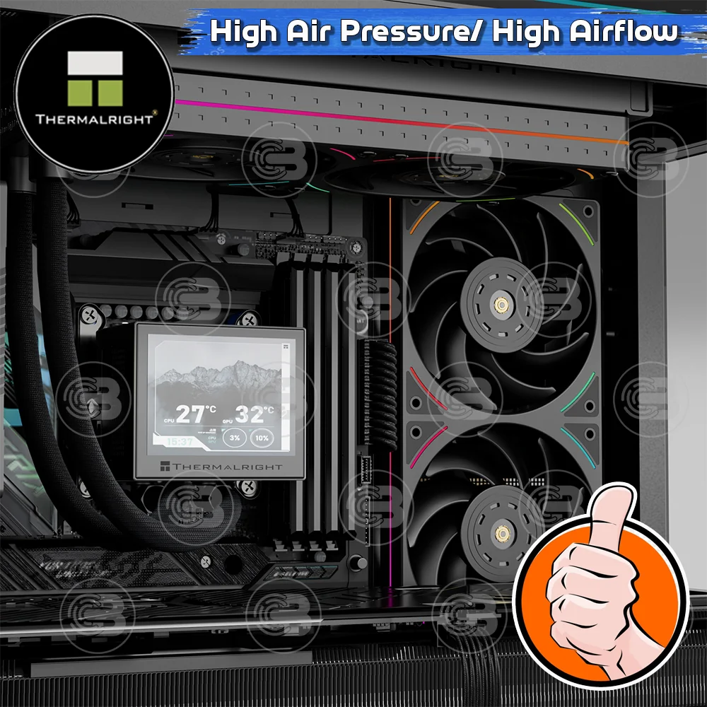 [CoolBlasterThai] Thermalright TL-UB24 Row Fan Optimized Static Pressure ARGB (size 120 mm.) ประกัน 3 ปี (พัดลม)
